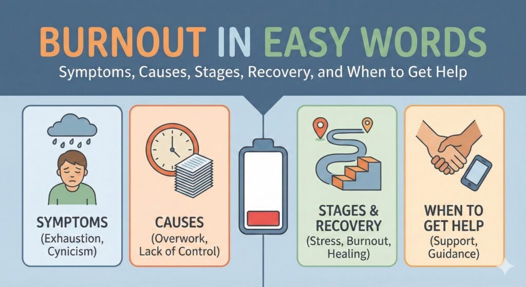 Burnout explained in easy words